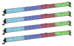 4 X Eurolite LED PIX 144 RGB Bar